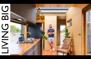 Modern-Minimalist Two-Trailer Tiny Home | A Genius DIY Build That Will Blow Your Mind
