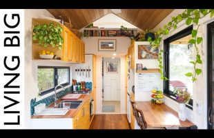 Mortgage-Free at 30 in Their Self-Built Off-Grid Tiny House