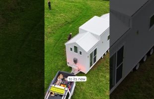 Our Tiny House Crosses An Ocean! From Aus to NZ! #tinyhouse