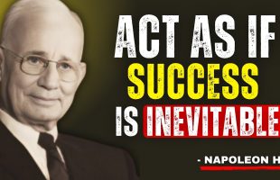 AS IF SUCCESS IS INEVITABLE | The Best Motivational Speech – Napoleon Hill