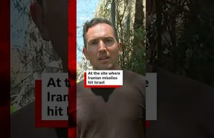 BBC reports from scene of Iranian attack on Israel. #Israel #Iran #BBCNews