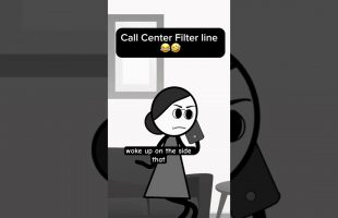 CALL CENTER FILTER LINE 😂 #fypage #duet #comedymovies #customer #funny #animatin #patronsaint