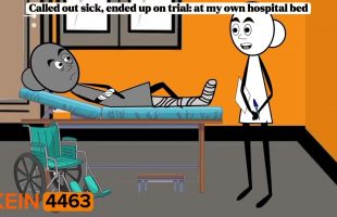 Called out sick, ended up on trial: at my own hospital bed| AC: @emfandango​