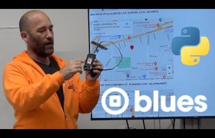 DIY: Tracking Device and Web App with IoT Modem (Blues, Python, Bottle, Google Maps API)