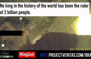 Facebook Exec/Unwitting Whistleblower on Undercover Camera: Gov’t Should Break Facebook up: 3-15-21