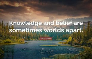 Flat Earth – Knowledge vs. Belief