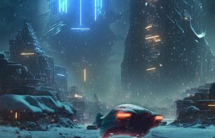 Frozen * Relaxing Meditative Cyberpunk Sci -Fi Ambient Music