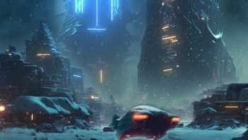 Frozen * Relaxing Meditative Cyberpunk Sci -Fi Ambient Music