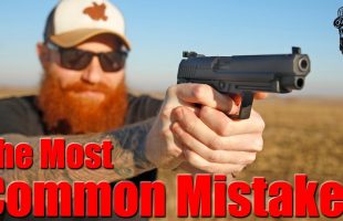 How To Shoot A Handgun Correctly: Fixing Low & Left