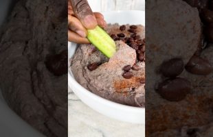 Hummus-Style Black Bean Dip! Oil-Free!