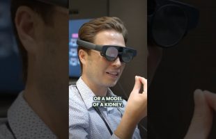 I tried Webex Hologram glasses at #webexone
