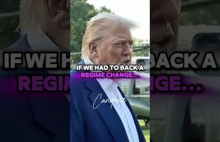 If we were to support a regime change…