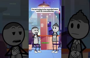 I’m not trying to be rewarded more work for overachieving #animations #manager #funny