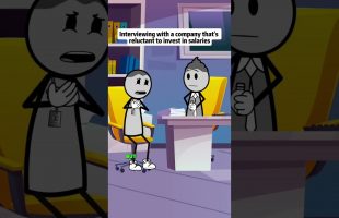Interviewing with a company that’s reluctant to invest in salaries #animations #manager