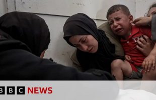 Israeli military kills Palestinians near aid site, Hamas health officials say | BBC News