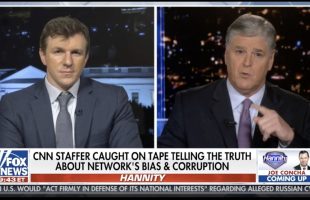 James O’Keefe joins Sean Hannity on Fox News to discuss Project Veritas’ new #ExposeCNN bombshell