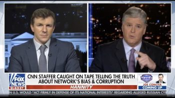 James O’Keefe joins Sean Hannity on Fox News to discuss Project Veritas’ new #ExposeCNN bombshell