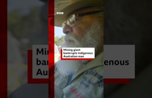 Mining giant bankrupts Indigenous Australian man. #Queensland #Australia #BBCNews