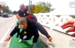Moments Before a Cop Is Shot by His Own Partner