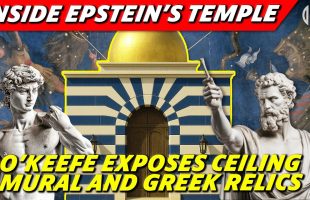 NOW PUBLIC: First-Ever Look Inside Epstein’s Temple Reveals Celestial Ceiling, Bizarre Statues