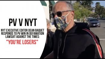 NYT Exec Editor Dean Baquet Responds to PV win on The Times’ Motion to Dismiss in Defamation Case