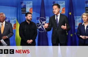 Nato leaders discuss Ukraine war at summit | BBC News