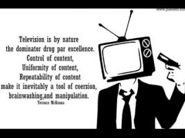 Neotenyzing effect of TV on the Population (Terence Mckenna)