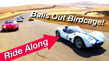 POV at Speed in Original MASERATI Type 61 Birdcage (Allegedly Safer Than Your Dating Life)