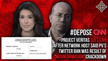 Project Veritas SUES CNN After Host Said Twitter Ban Was Result Of ‘Misinformation’ Crackdown