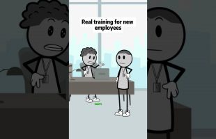 Real training for new employees #animations #manager
