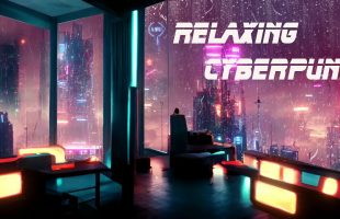 Relax in your Apartment in the Cyberpunk City + Cyberpunk Ambient Music