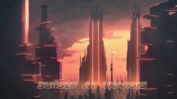 Relaxing Meditative Futuristic  Ambient Music * Sunset at Tharsis