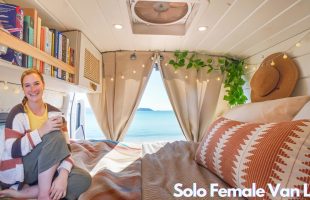 She Left Everything to Life Free – Solo Female Van Life
