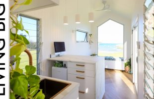 Solo Mom’s Stunning Luxury, Minimalist Tiny Home