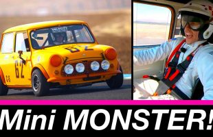 The Original Mini Cooper S is a Track MONSTER and Matt Farah video bombs Casey!