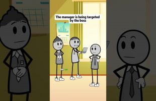 The manager is being targeted by the boss #animations #manager