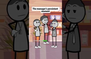 The manager’s persistent moment #animations #manager