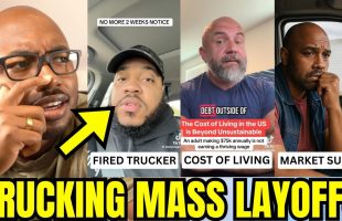 Truck Driver Gets LAID OFF After Company FALLS APART From TARIFFS And EMPTY PORTS