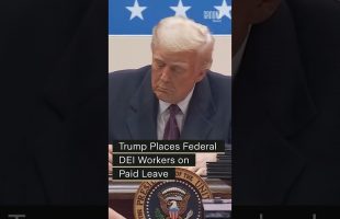 Trump places federal DEI workers on paid leave.