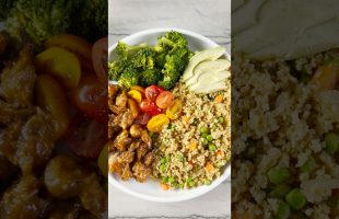 Vegan Sweet and Sour No Shrimp Dinner