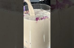 Vegan Vanilla-Rose Milk! Homemade!