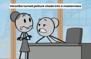 Veronika turned potluck shade into a masterclass