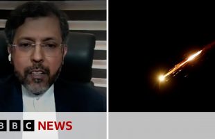 ‘We are going to continue this self-defence,’ Iran’s deputy foreign minister says | BBC News