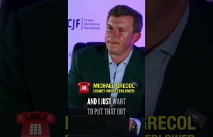 Whistleblower Michael Grecol says his life has only improved…