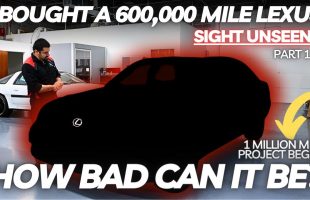 We Spent Over 350 Hours Restoring a Lexus with Over 600,000 Miles to Like New Condition!