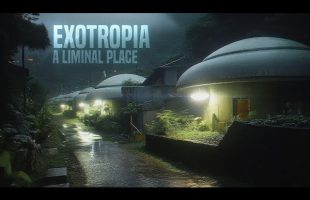 E X O T R O P I A: A Cyberpunk Ambient Oasis | Off world Relaxation For Sci Fi Souls