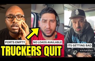 Truck Drivers Are GIVING UP After TARIFFS And EMPTY PORTS In 2025