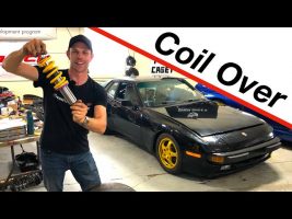 Porsche 944 gets INSANE coil over suspension by KW!