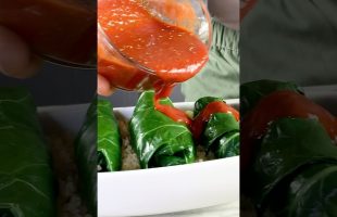 Vegan Stuffed Collard Greens!