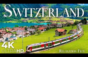SWITZERLAND • 4K Relaxation Film • Peaceful Relaxing Music • Nature 4K Video UltraHD